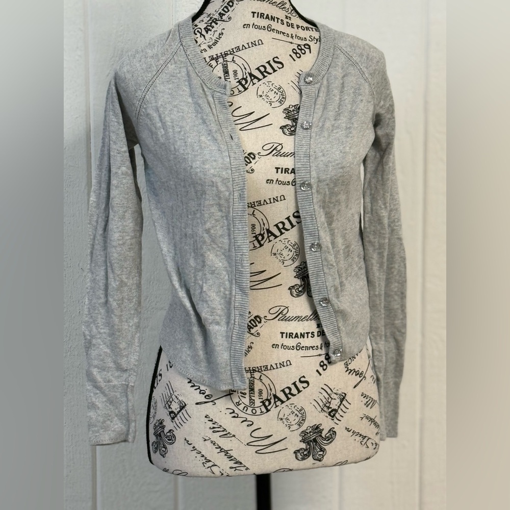 Cat & Jack Light Gray girls Cardigan